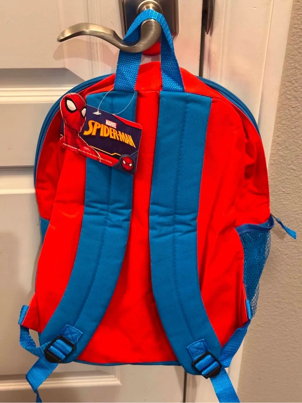 Spiderman Kids Backpack in Blue and Red NEW WITH TAGS